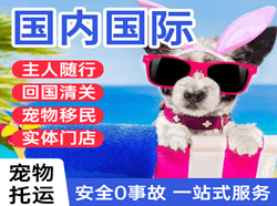 吕梁大武机场邮寄国际宠物托运 【国